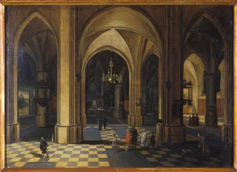 Interior of a Gothic Church